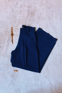 Pantalón crisantemo azul