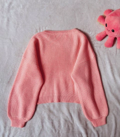 Sweater crop agua rosa - Aire Molino