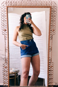 Short limon slouchy índigo - Aire Molino