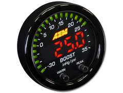 Reloj AEM Presion de turbo Boost Digital X-series