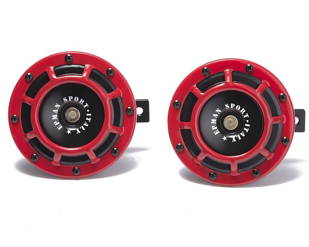 Bocina dual supertone roja EPMAN Sports Italy 335hz - 400hz