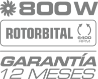 Lustralijadora pulidora roto orbital Vel Variable 800W Detailing Daihatsu