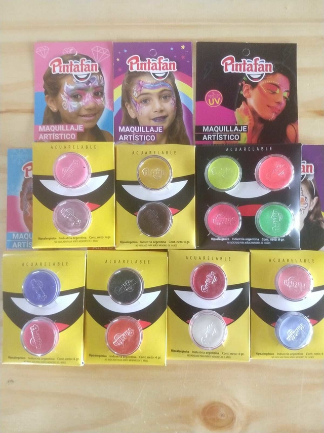Maquillaje Artístico Infantil Pintafan Set 16 Colores Maquillaje Artístico Infantil Pintafan Set 16 Colores