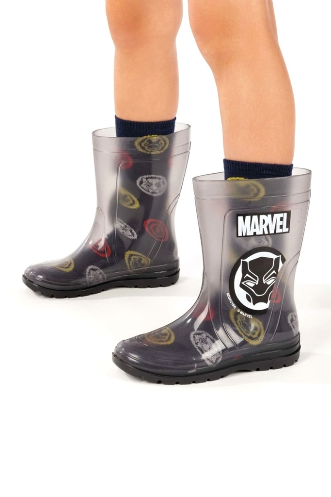 Galocha Infantil Menino Marvel com Meia 22530