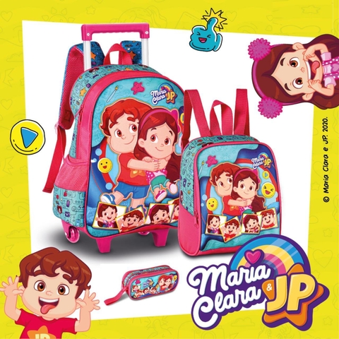 Kit Mochila Escolar Maria Clara e JP 2021