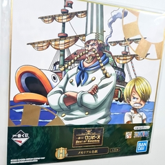 Shikishi Art One Piece Best of Omnibus Sanji y Zeff Bandai - comprar online