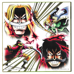 Shikishi Art One Piece Legends Over Time Gol D. Roger Vs Edward Newgate - comprar online