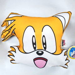 Almohadón Sonic The Hedgehog Oficial Tails Clasico Boca Abierta - Quality.Store. El lugar de los fans!
