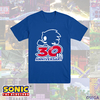 Remera Unisex Sonic The Hedgehog Logo 30° Aniversario