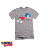 Remera Sonic & Knuckles Gris