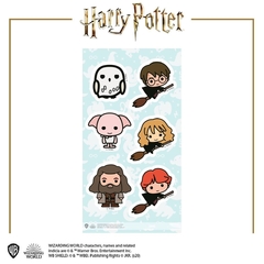 Stickers Vinílicos Harry Potter Escobas Chibi Oficial
