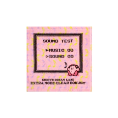 Toalla de Mano Kirby Hoshi no Kirby Sound Test ichiban Kuji