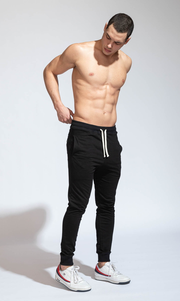 Skinny cotton Jogger - Just Black (Slim fit) - comprar online
