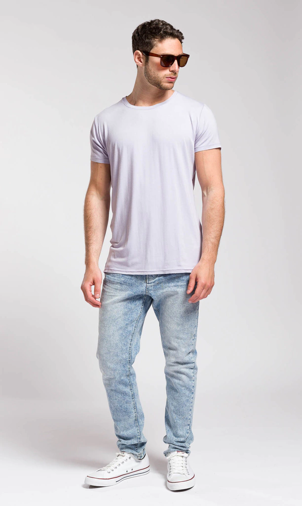 Bronx tshirt - light lavender (Slim fit) - comprar online