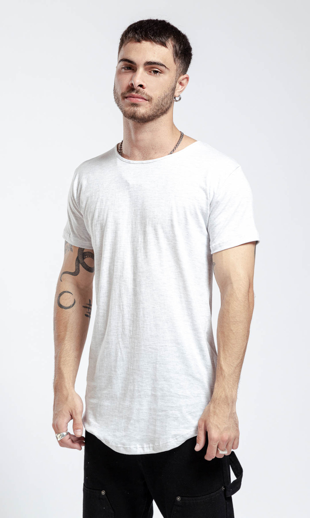 Maxi Tshirt - Light Grey (Slim fit) - Mohammed