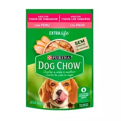 Pouch Adultos Dog Chow - Pavo