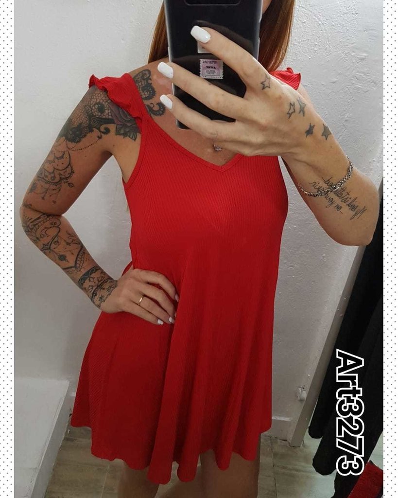 Vestido corto manga larga falda con volado y cinturón estampado cuello  alto. Tallas: S, M, L, XL, XXL, XXXL – Catálogo en Línea