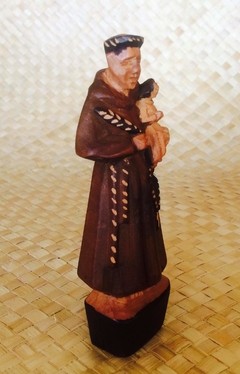 Escultura de Santo Antonio em Madeira - Arte Sacra - comprar online