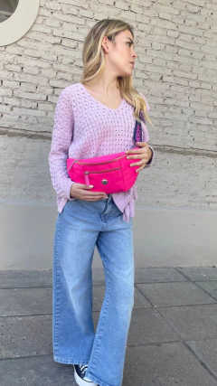 Riñonera Anna Fucsia - comprar online