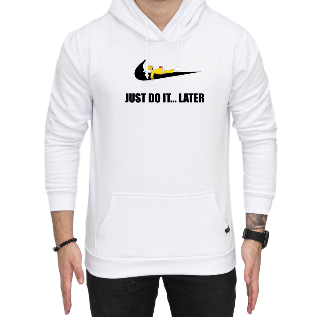 nike just do it rainbow moletom com capuz