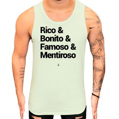 Camiseta Paradise RICO & BONITO & FAMOSO & MENTIROSO na internet