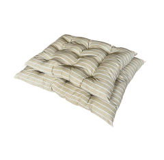 PUFF RAYAS BEIGE - comprar online