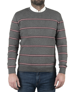 Sweater rayado cotton cashmere - comprar online