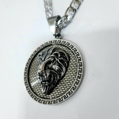Corrente Aço Inox 70cm + Pingente Leão da Tribo de Yehudah - comprar online