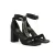 Sandalia en cuero y gamuza Negro Art 23115 - comprar online