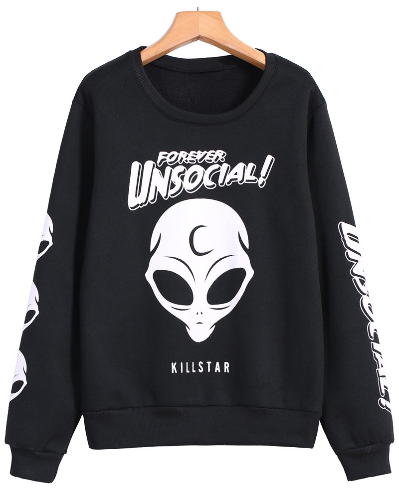 adidas Sudadera con Gorro R.Y.V. Alien Estampada - Negro | adidas Mexico
