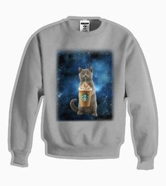 Sudadera Unisex Starbucks Gato 100% Calidad