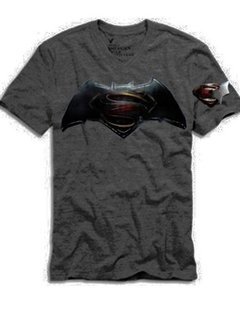 Playera Superman Batman Logo Down Of Justice Combinado Pelic - comprar en línea