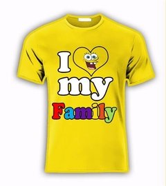 Playera Bob Esponja Personalizada Para Toda La Familia!!