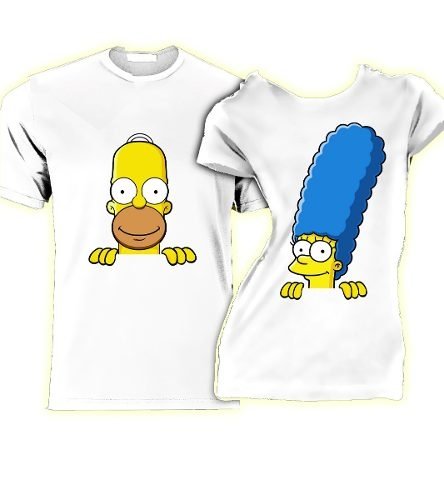 2 Playeras O Sudaderas P/ Parejas Marge Y Homero Simpson