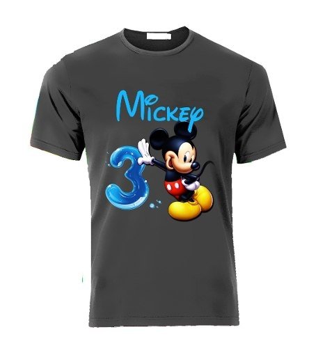 Playera Personalizada Mickey Mouse Todas Tallas Para Familia