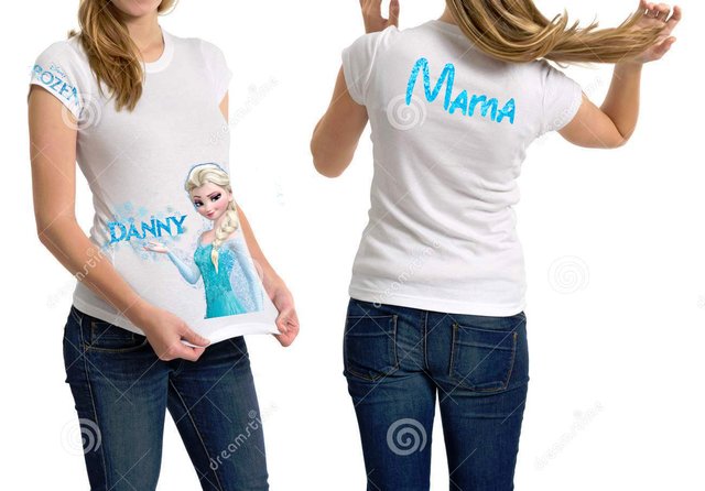 camisetas personalizadas de frozen