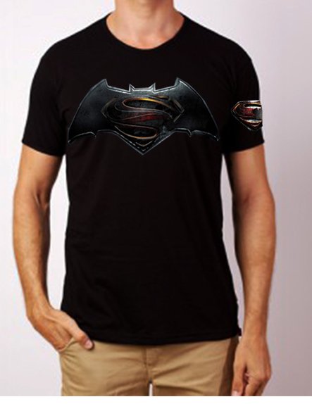 Playera Down Of Justice, Superman Batman - Jinx