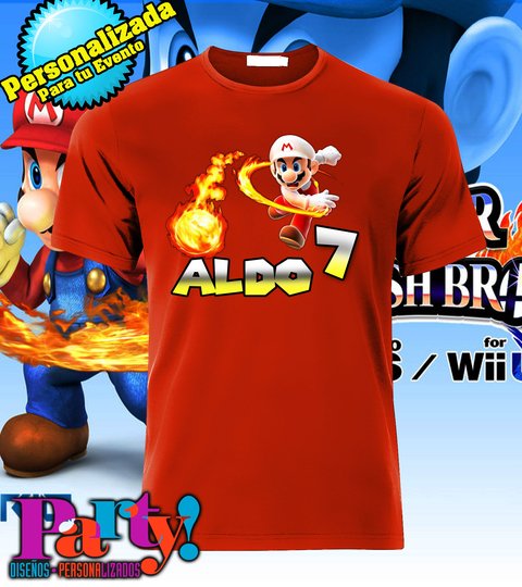 Playera Personalizada Super Mario Bross - Jinx