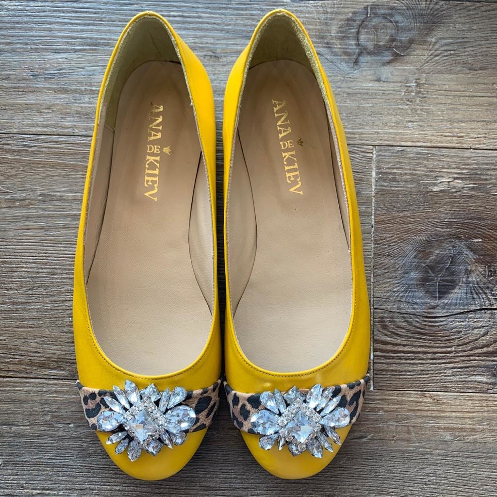 BALLERINAS JORD AMARILLAS - Comprar en ANA DE KIEV