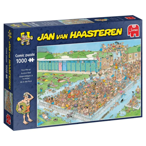 Jan Van Haastreen Pool Pile Up Puzzle 1000 Piezas