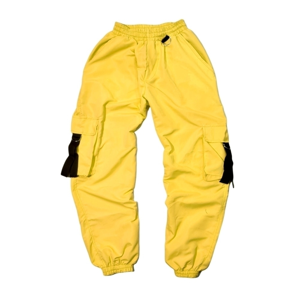 Pantalon Cargo de Microfibra Hook Amarillo - SamoaShop