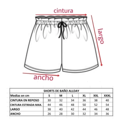 Short de Baño AllDay Liso Rosa - comprar online