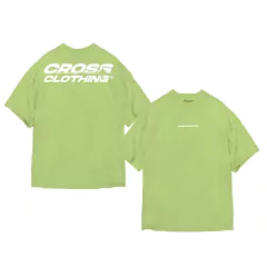 Remera Oversize Cross Clothing Riri Light Green