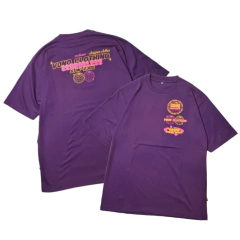 Remera Oversize Vono Exclusive World Purple - solo L
