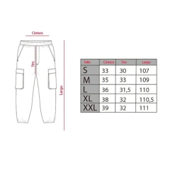 Jogging Cargo Viejascul Basic Label Negro - Solo S - comprar online