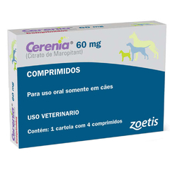 Cerenia 60 Mg - Zoetis Anti Enjoo Para Cães C/4 Comprimidos - Cat & Dog