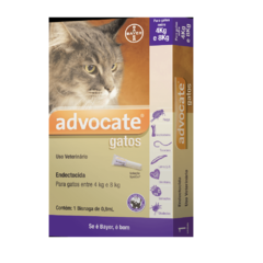 Advocate Anti pulgas para Gatos de 4 a 8 kg Bayer 1 pipeta