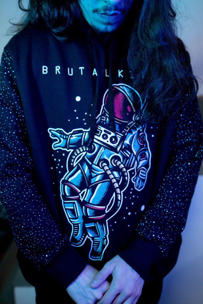 bbc astronaut moletom com capuz