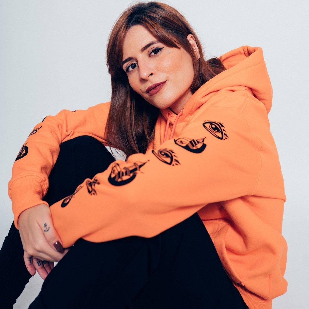 orange kill moletom com capuz