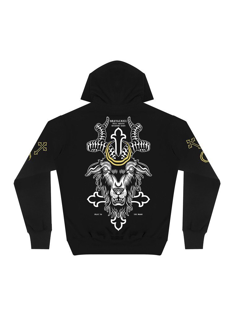 zip moletom com capuz chrome hearts